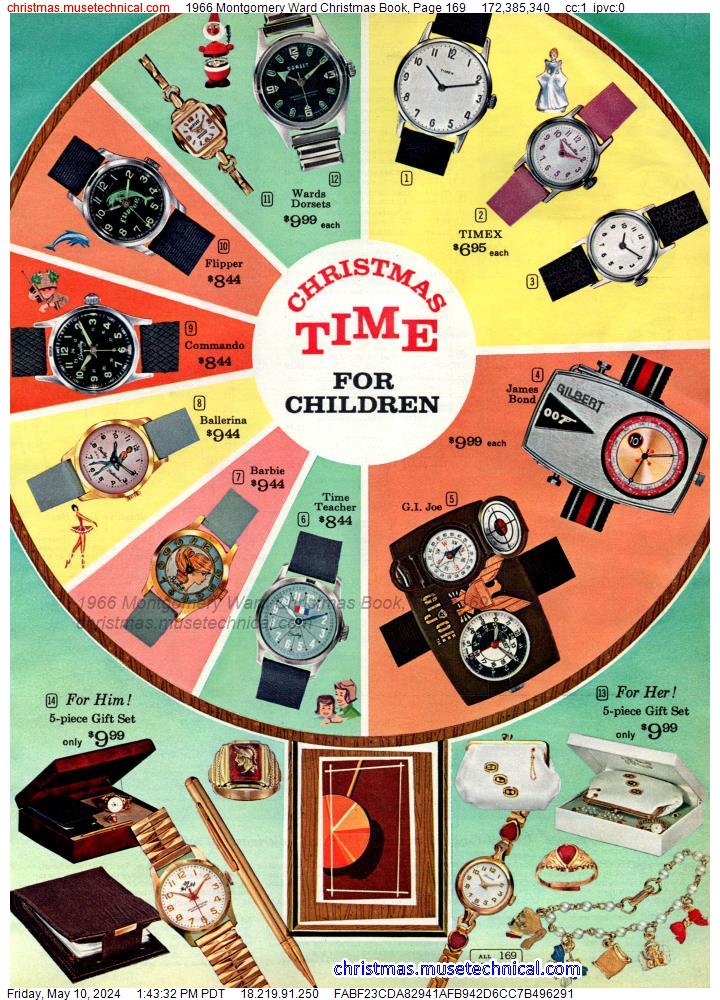 1966 Montgomery Ward Christmas Book, Page 169