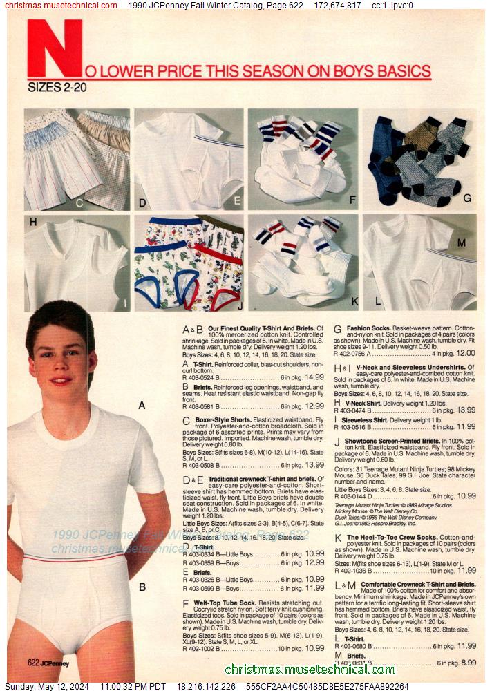1990 JCPenney Fall Winter Catalog, Page 622