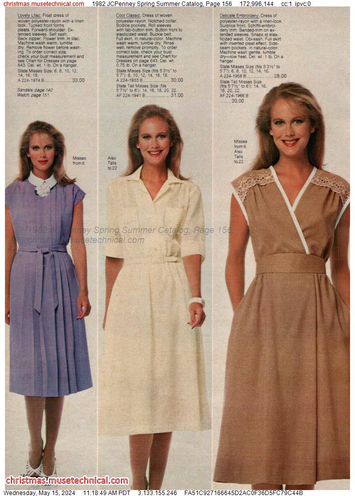 1982 JCPenney Spring Summer Catalog, Page 156