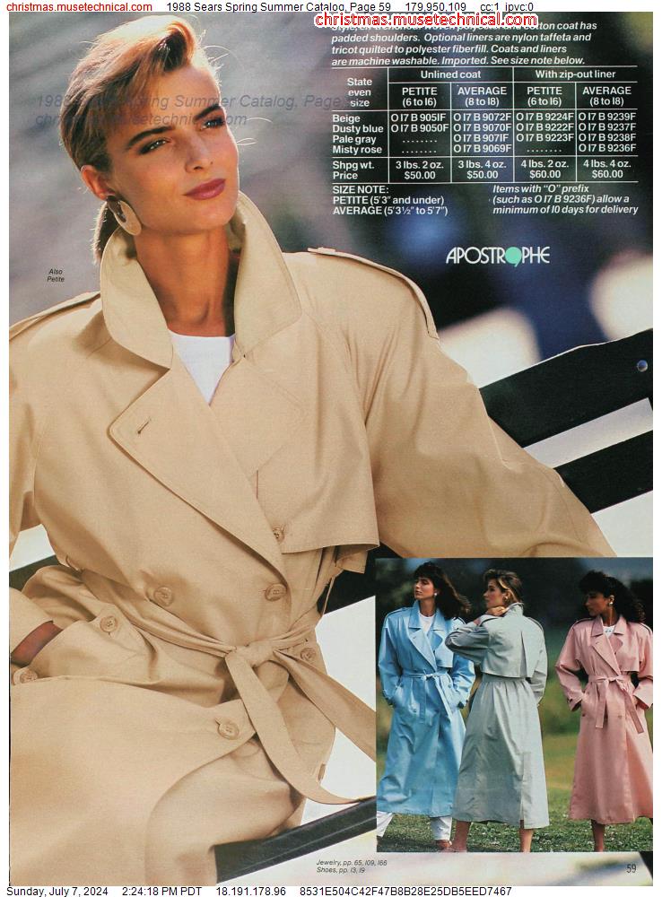1988 Sears Spring Summer Catalog, Page 59