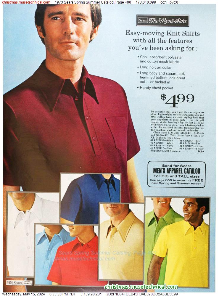 1973 Sears Spring Summer Catalog, Page 490