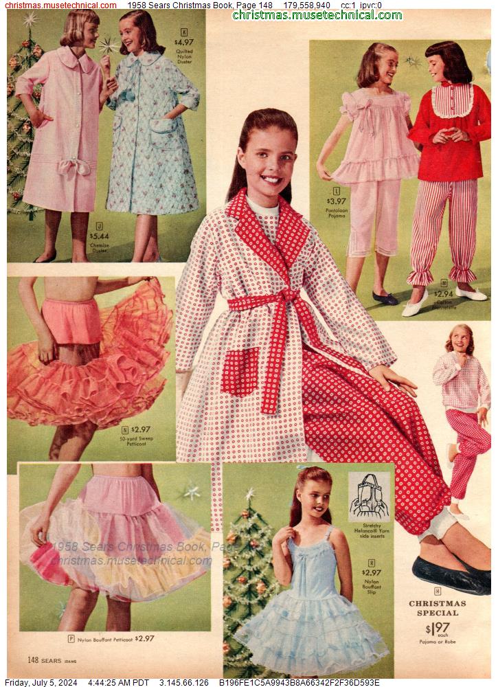 1958 Sears Christmas Book, Page 148