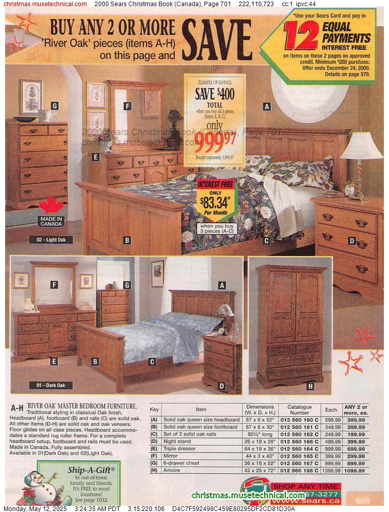 2000 Sears Christmas Book (Canada), Page 701