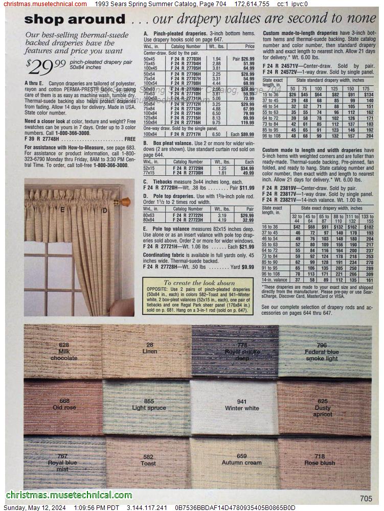 1993 Sears Spring Summer Catalog, Page 704