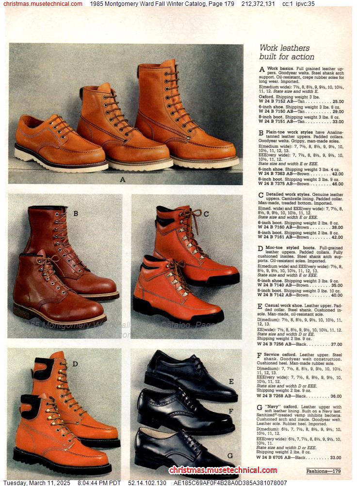 1985 Montgomery Ward Fall Winter Catalog, Page 179