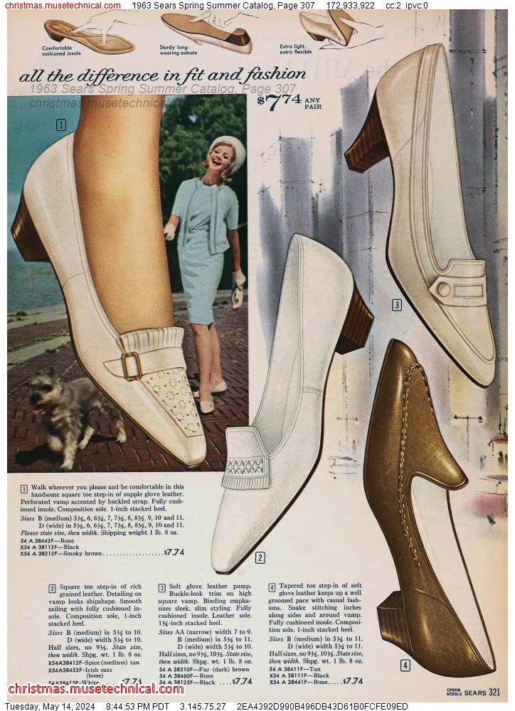 1963 Sears Spring Summer Catalog, Page 307
