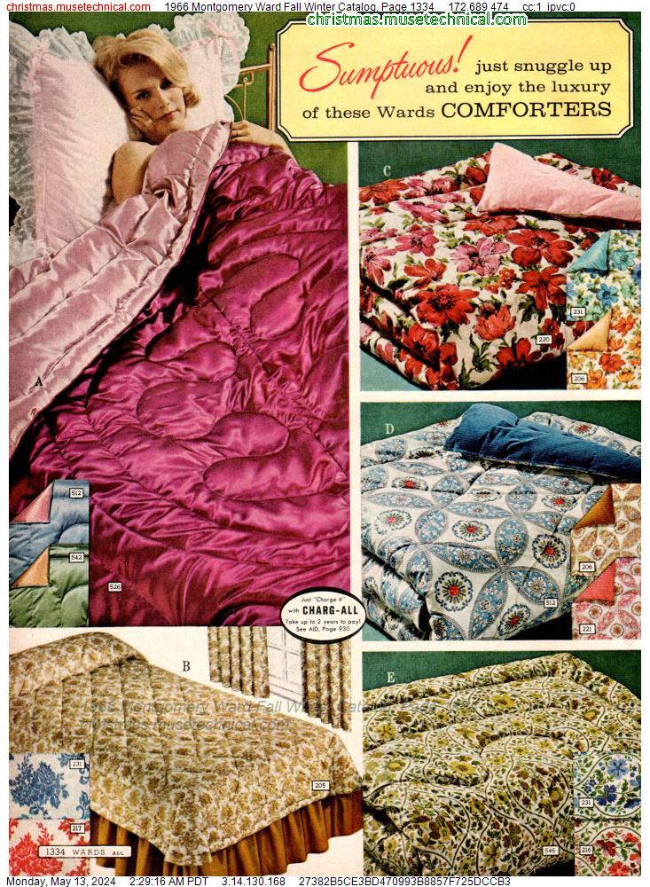 1966 Montgomery Ward Fall Winter Catalog, Page 1334