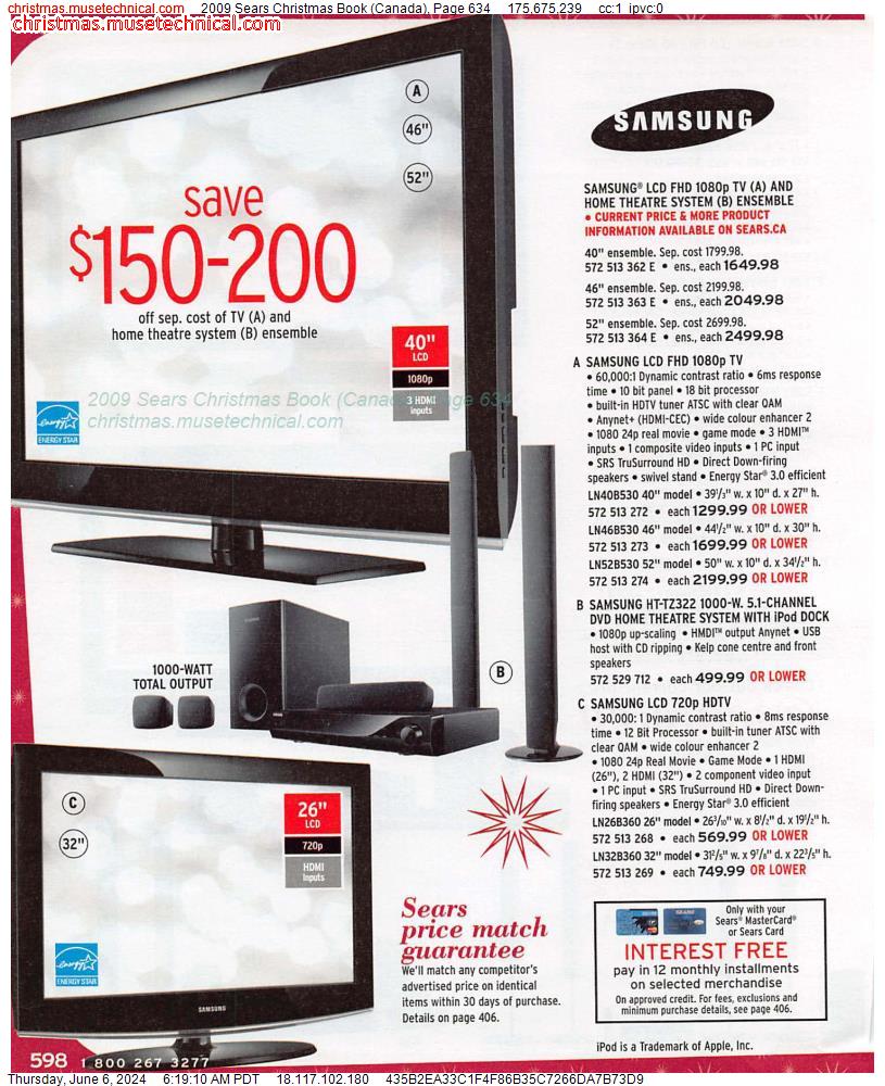 2009 Sears Christmas Book (Canada), Page 634
