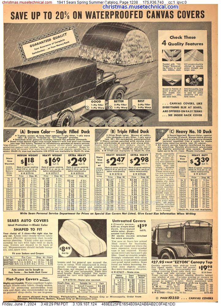 1941 Sears Spring Summer Catalog, Page 1238