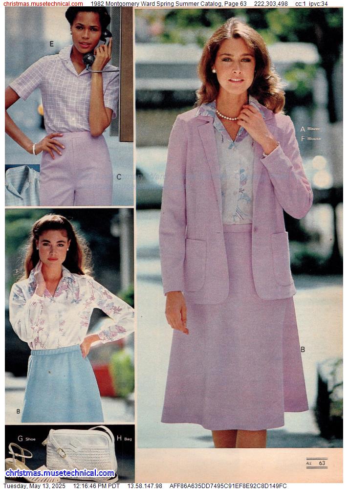 1982 Montgomery Ward Spring Summer Catalog, Page 63