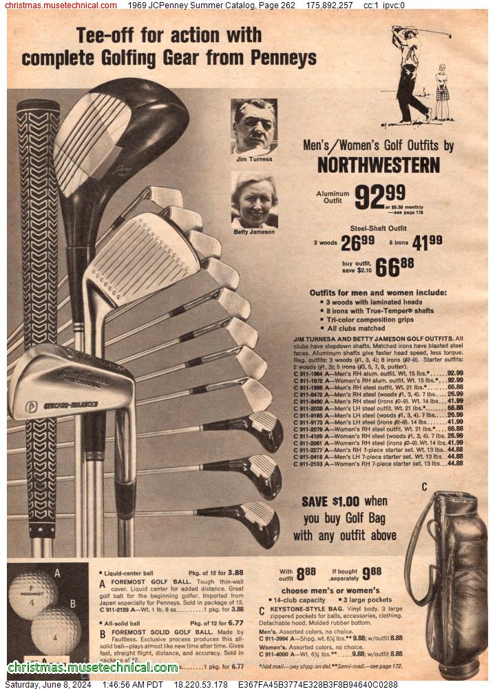 1969 JCPenney Summer Catalog, Page 262