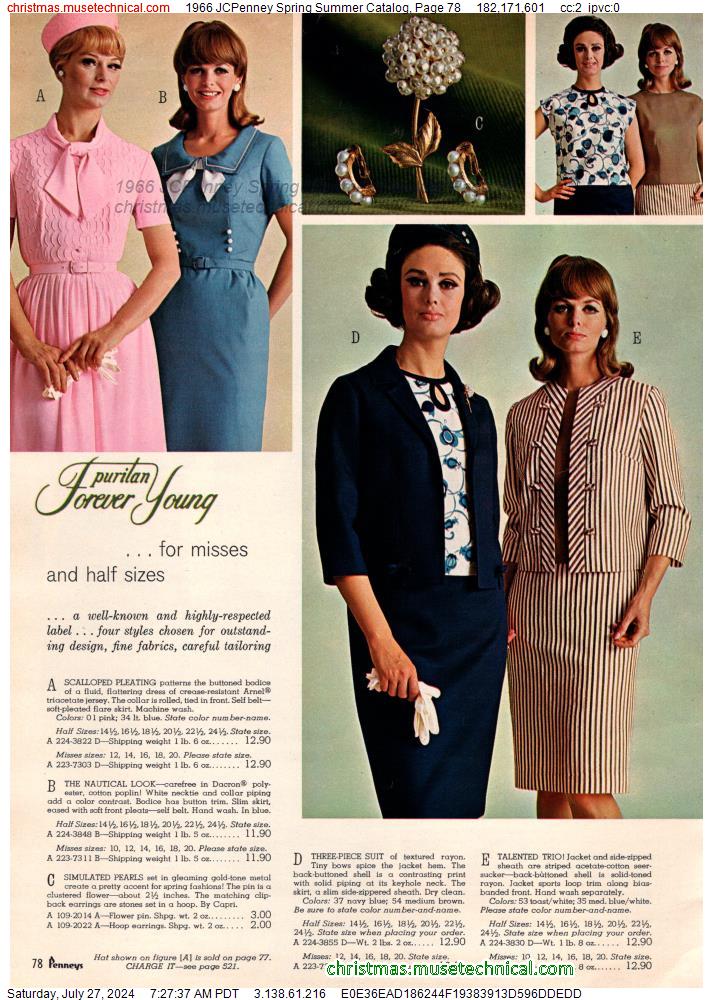 1966 JCPenney Spring Summer Catalog, Page 78