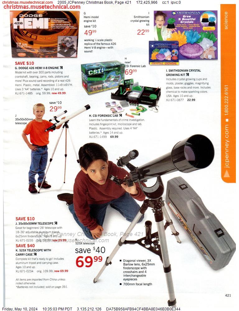 2005 JCPenney Christmas Book, Page 421
