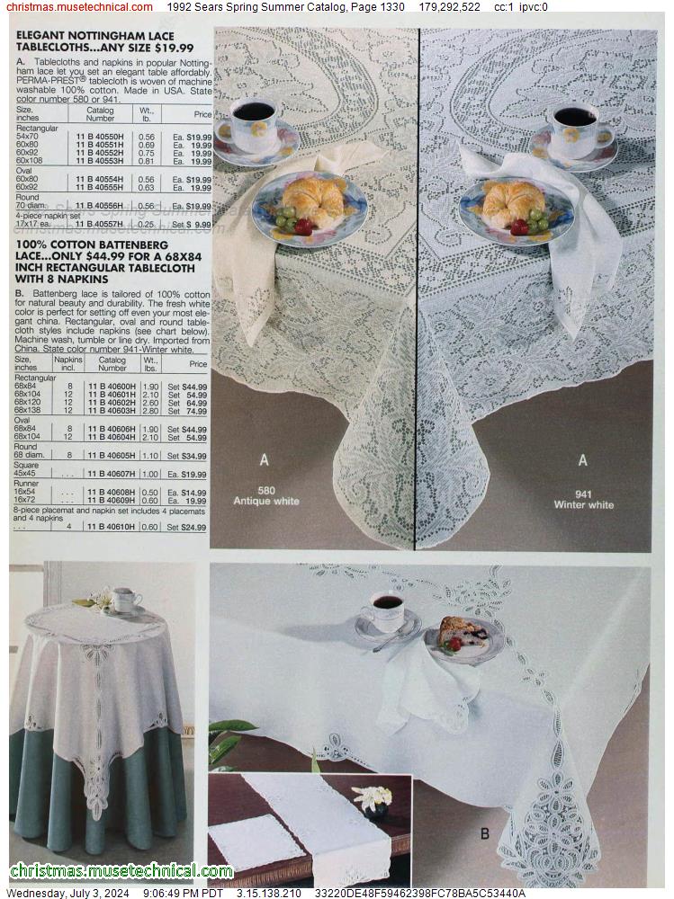 1992 Sears Spring Summer Catalog, Page 1330