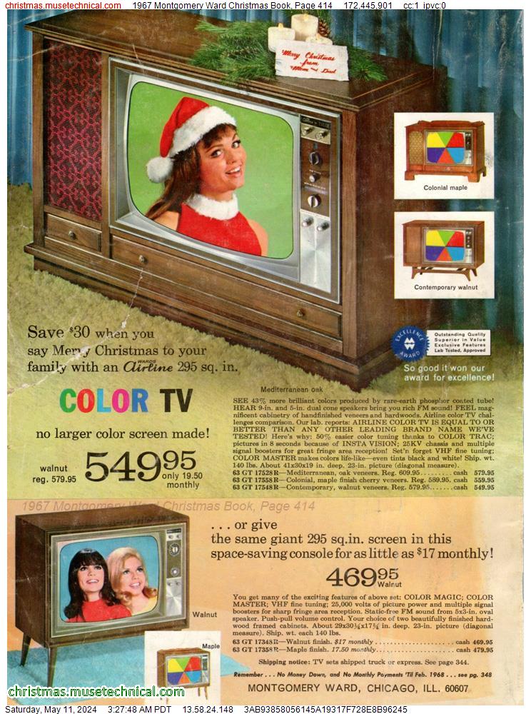 1967 Montgomery Ward Christmas Book, Page 414