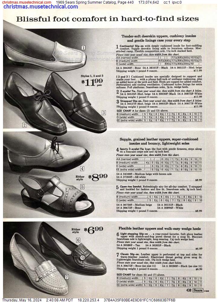 1969 Sears Spring Summer Catalog, Page 440