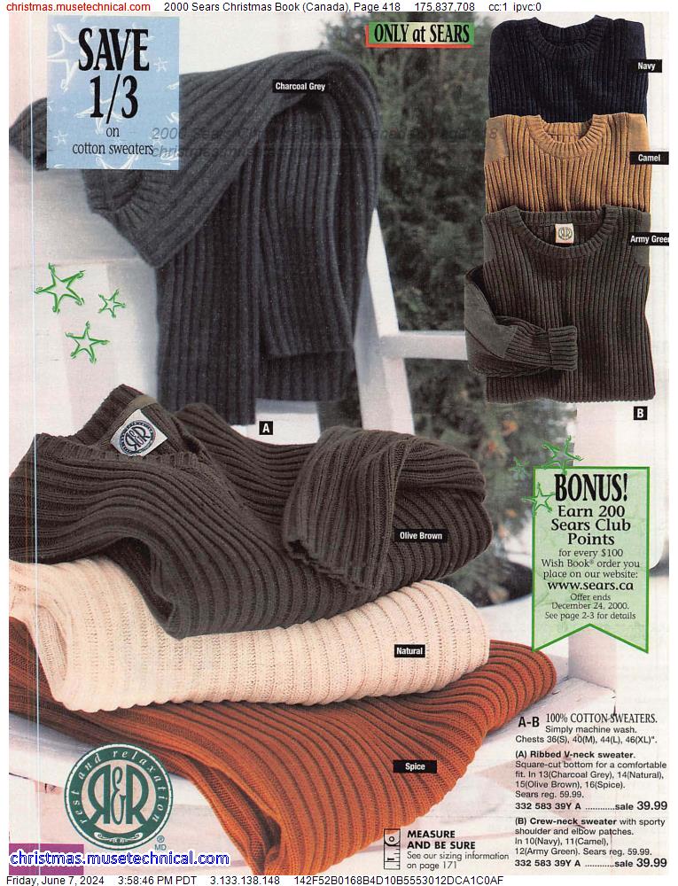 2000 Sears Christmas Book (Canada), Page 418