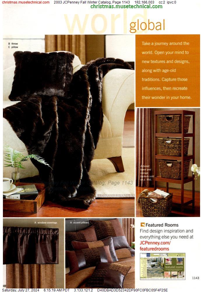 2003 JCPenney Fall Winter Catalog, Page 1143