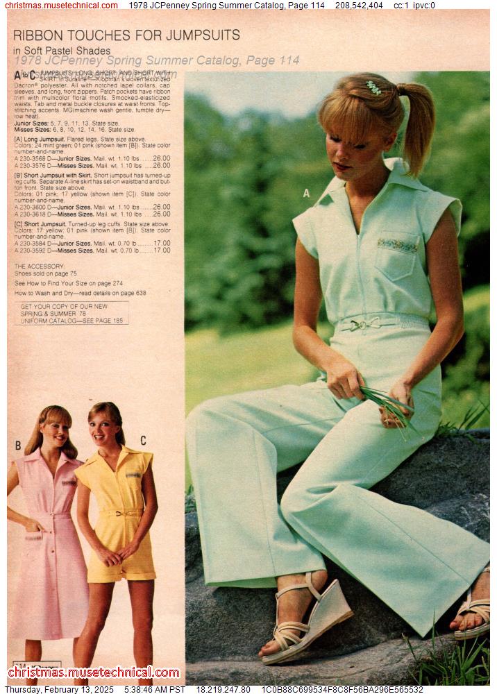 1978 JCPenney Spring Summer Catalog, Page 114