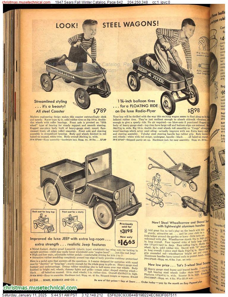 1947 Sears Fall Winter Catalog, Page 642