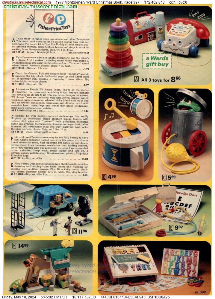 1977 Montgomery Ward Christmas Book, Page 397