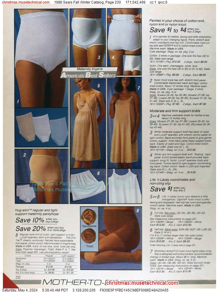 1986 Sears Fall Winter Catalog, Page 230