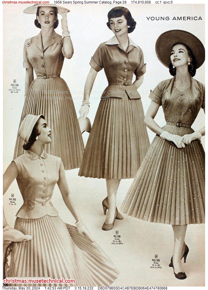 1956 Sears Spring Summer Catalog, Page 28