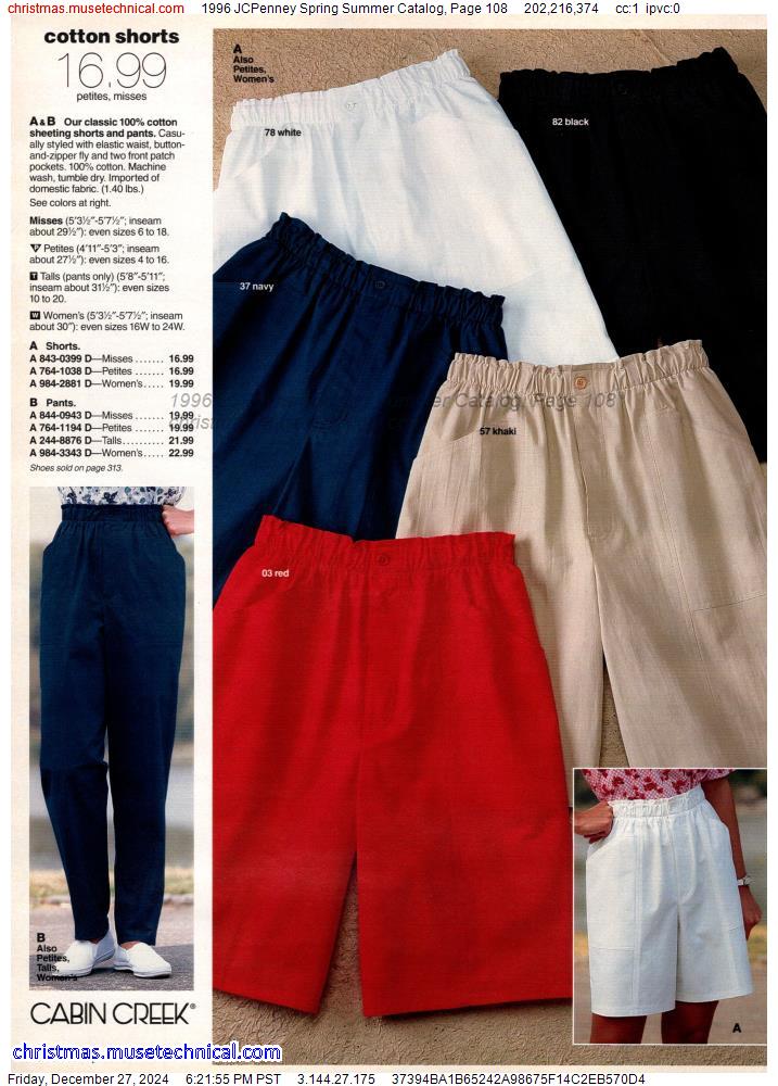 1996 JCPenney Spring Summer Catalog, Page 108