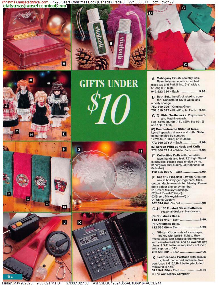 1996 Sears Christmas Book (Canada), Page 6