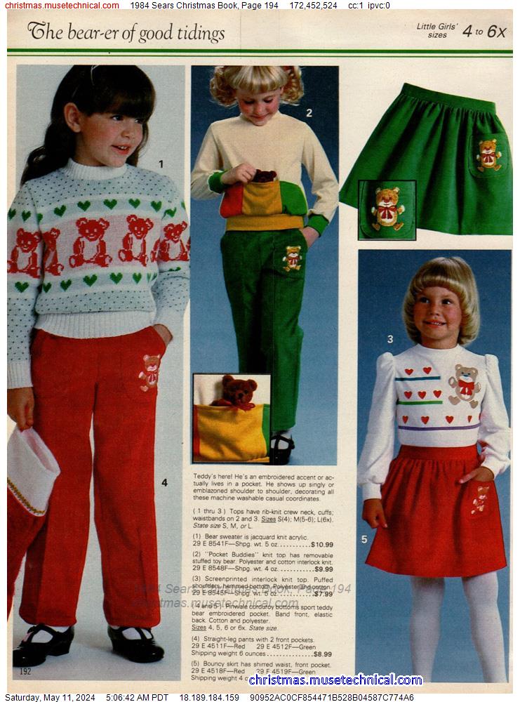 1984 Sears Christmas Book, Page 194