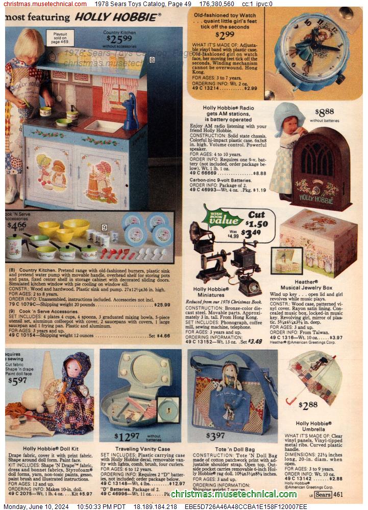 1978 Sears Toys Catalog, Page 49