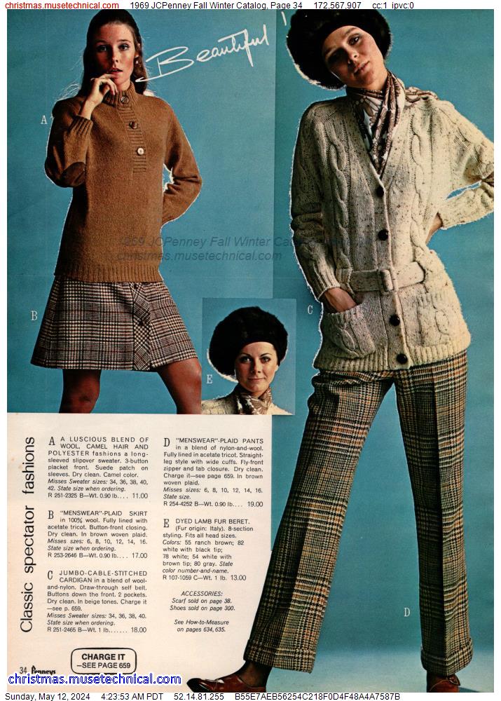 1969 JCPenney Fall Winter Catalog, Page 34