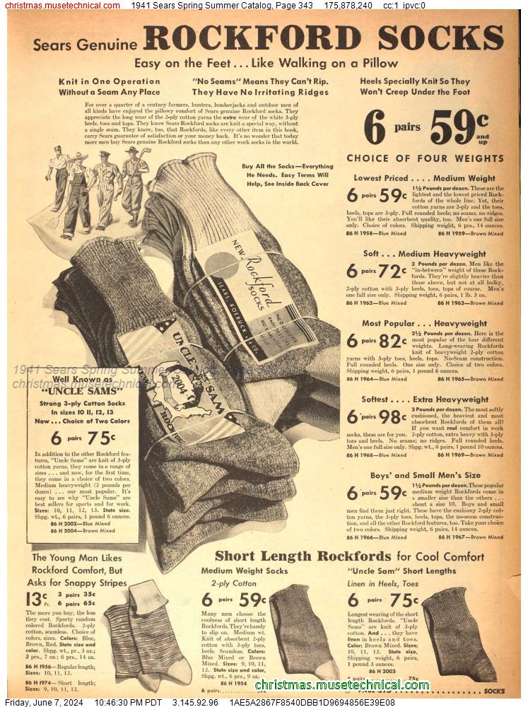 1941 Sears Spring Summer Catalog, Page 343