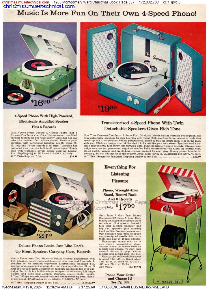 1965 Montgomery Ward Christmas Book, Page 307