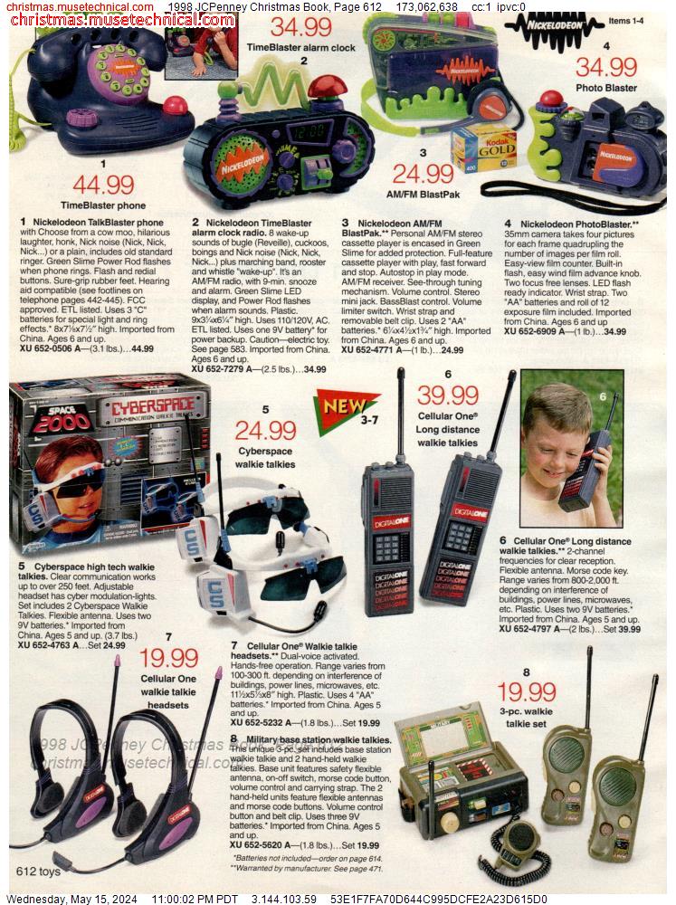 1998 JCPenney Christmas Book, Page 612