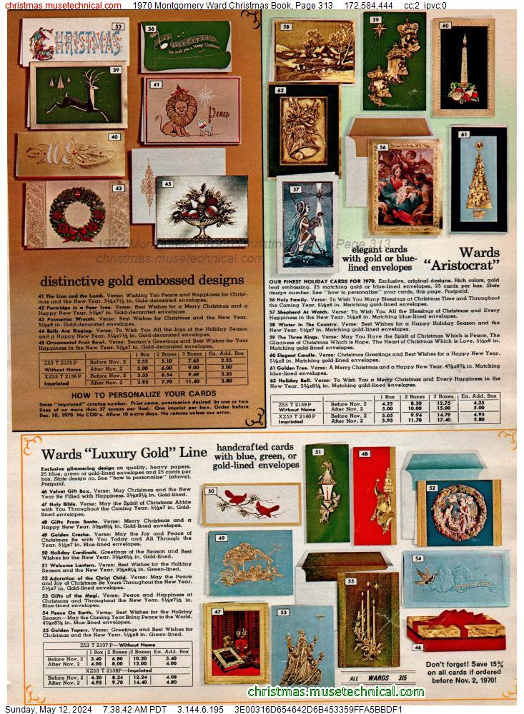 1970 Montgomery Ward Christmas Book, Page 313