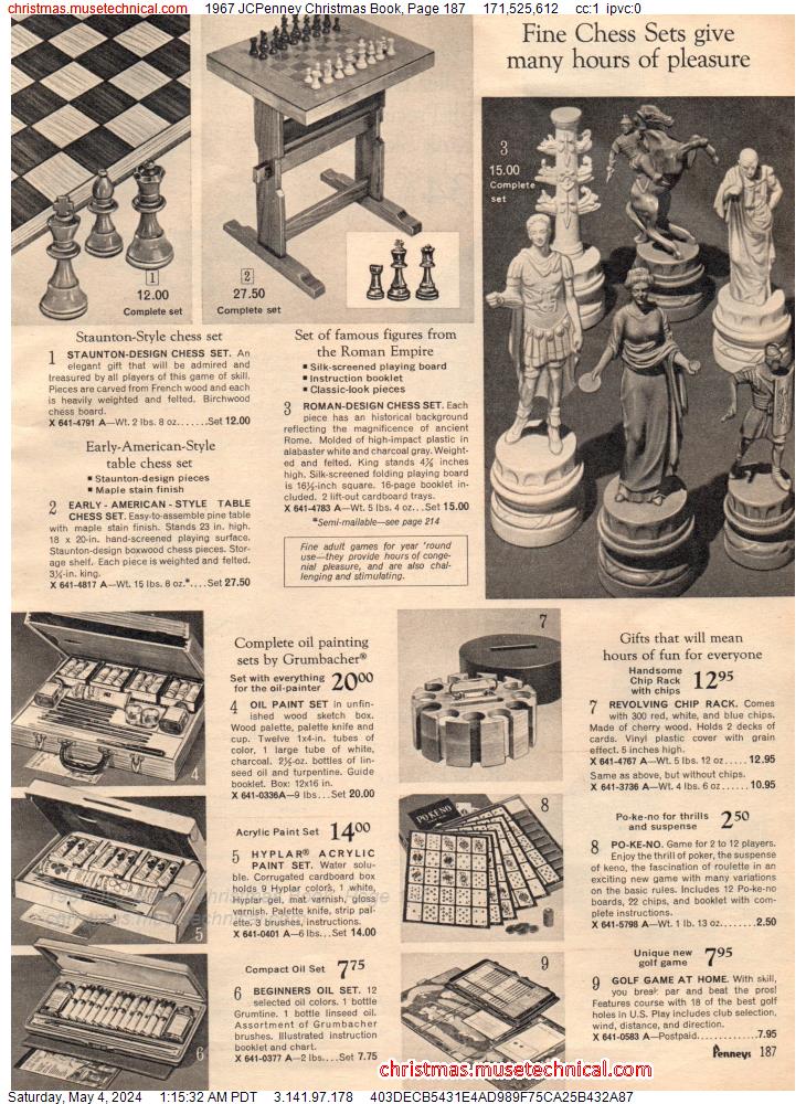 1967 JCPenney Christmas Book, Page 187