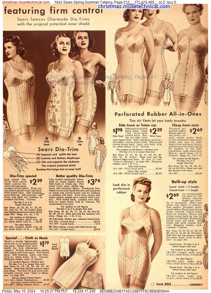 1942 Sears Spring Summer Catalog, Page 211