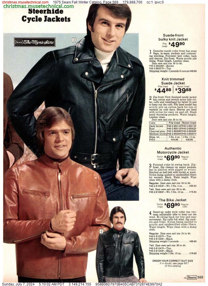 1975 Sears Fall Winter Catalog, Page 569