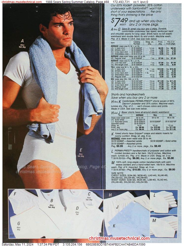 1988 Sears Spring Summer Catalog, Page 468