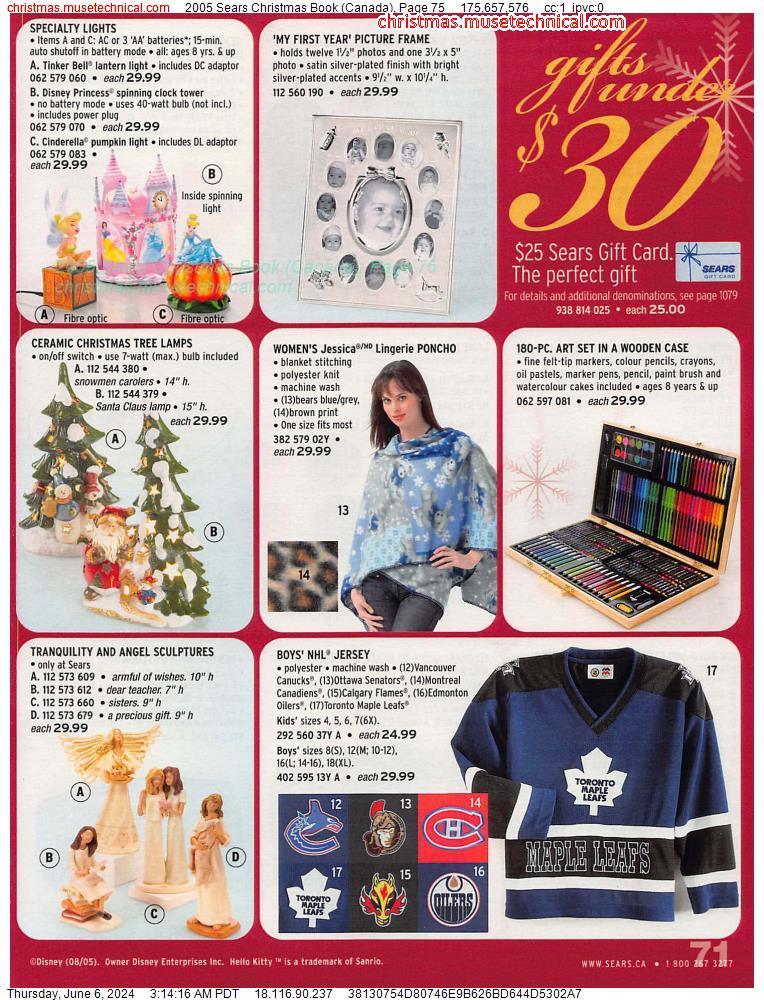 2005 Sears Christmas Book (Canada), Page 75