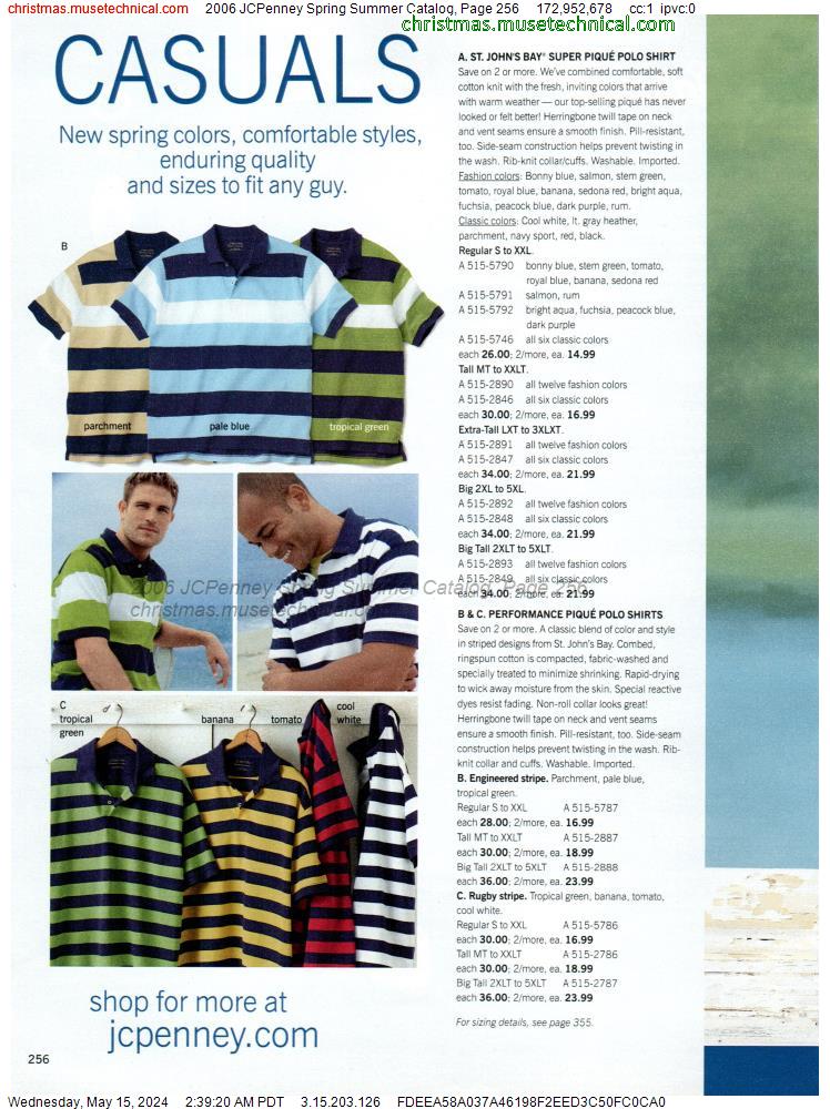 2006 JCPenney Spring Summer Catalog, Page 256