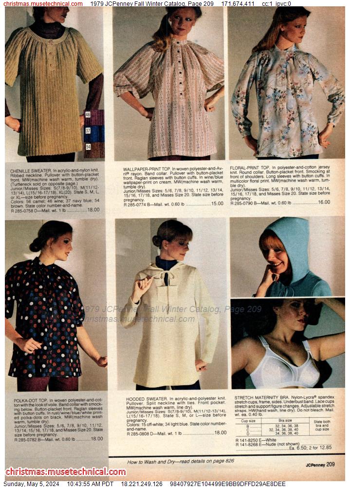 1979 JCPenney Fall Winter Catalog, Page 209