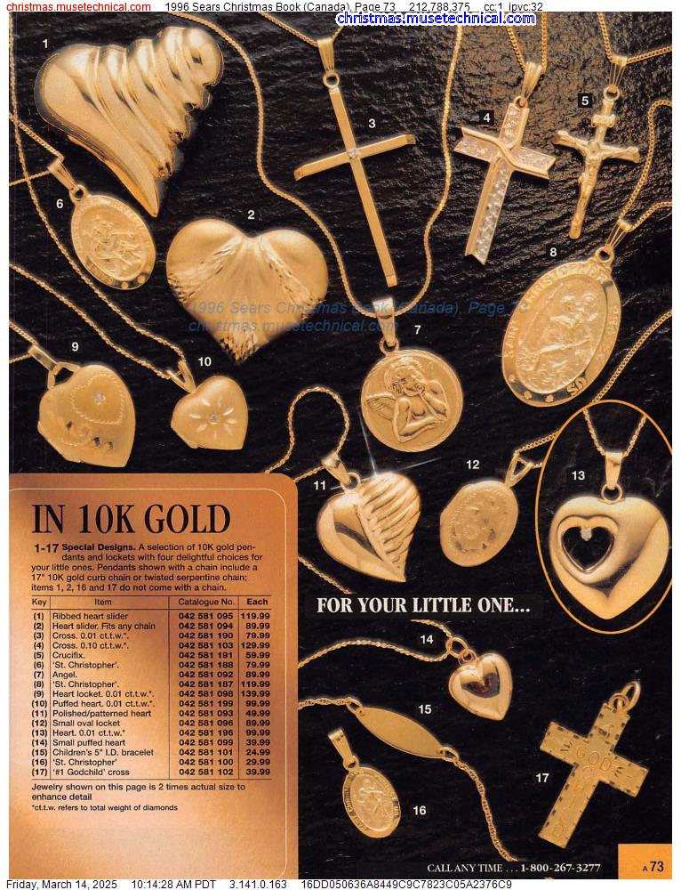 1996 Sears Christmas Book (Canada), Page 73