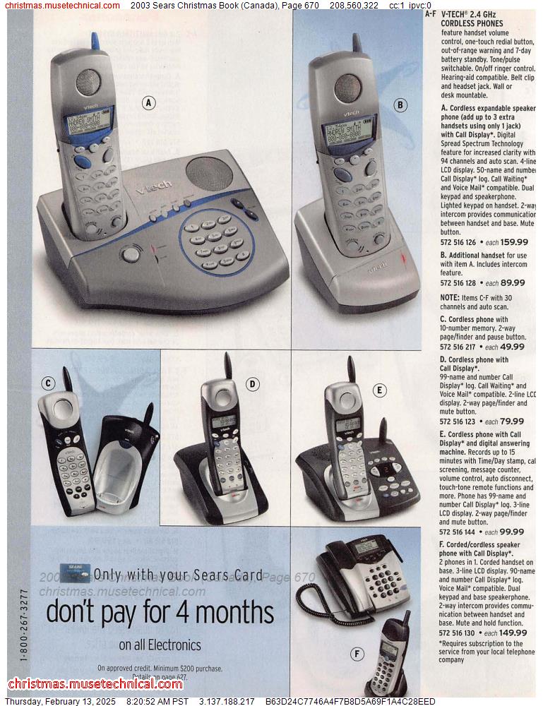 2003 Sears Christmas Book (Canada), Page 670