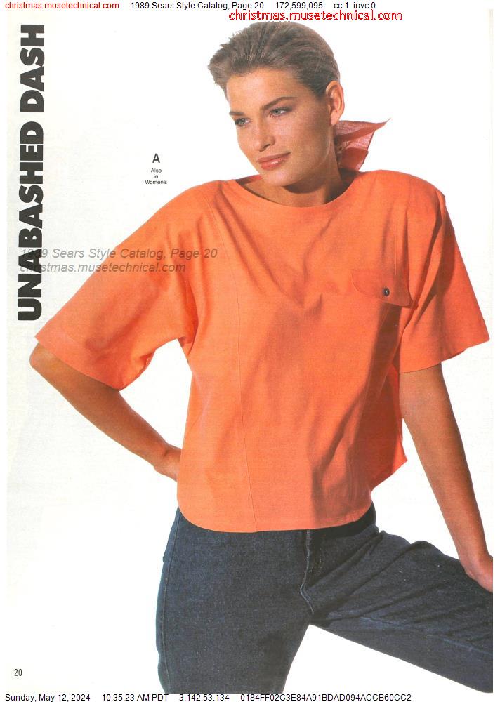 1989 Sears Style Catalog, Page 20