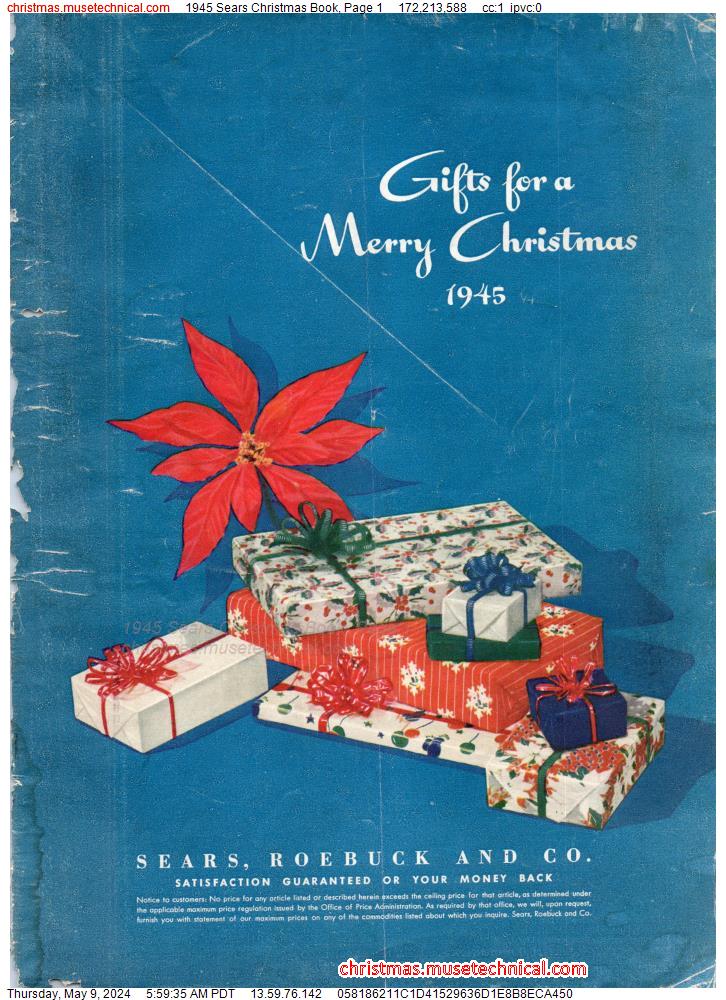 1945 Sears Christmas Book, Page 1