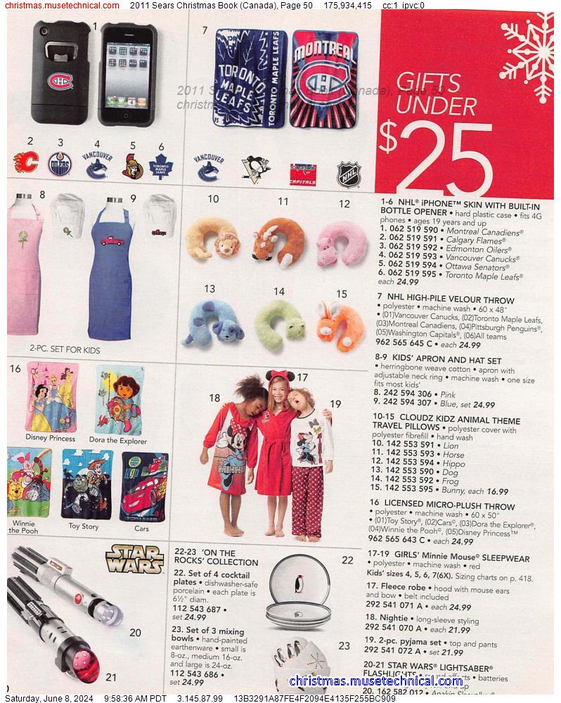 2011 Sears Christmas Book (Canada), Page 50