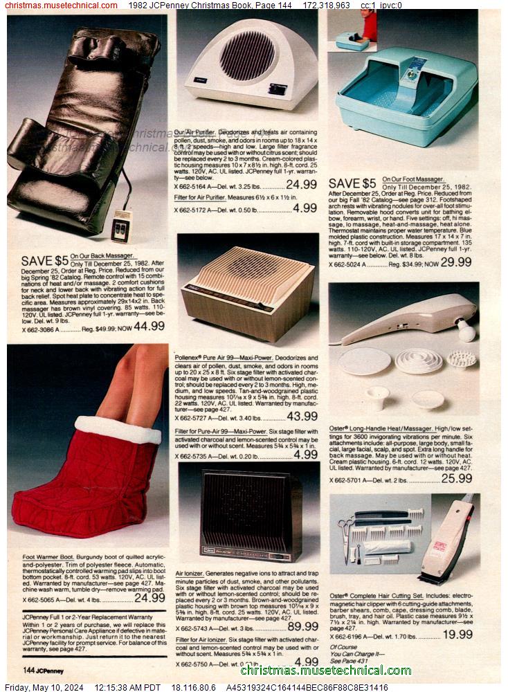 1982 JCPenney Christmas Book, Page 144