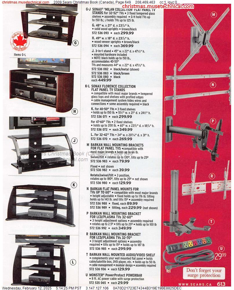 2009 Sears Christmas Book (Canada), Page 649